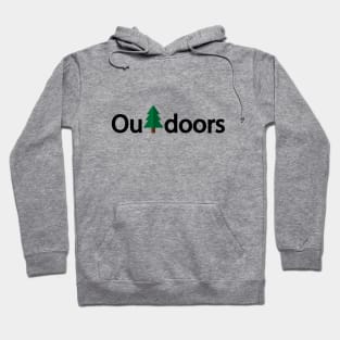 Outdoors artistic typography design Hoodie